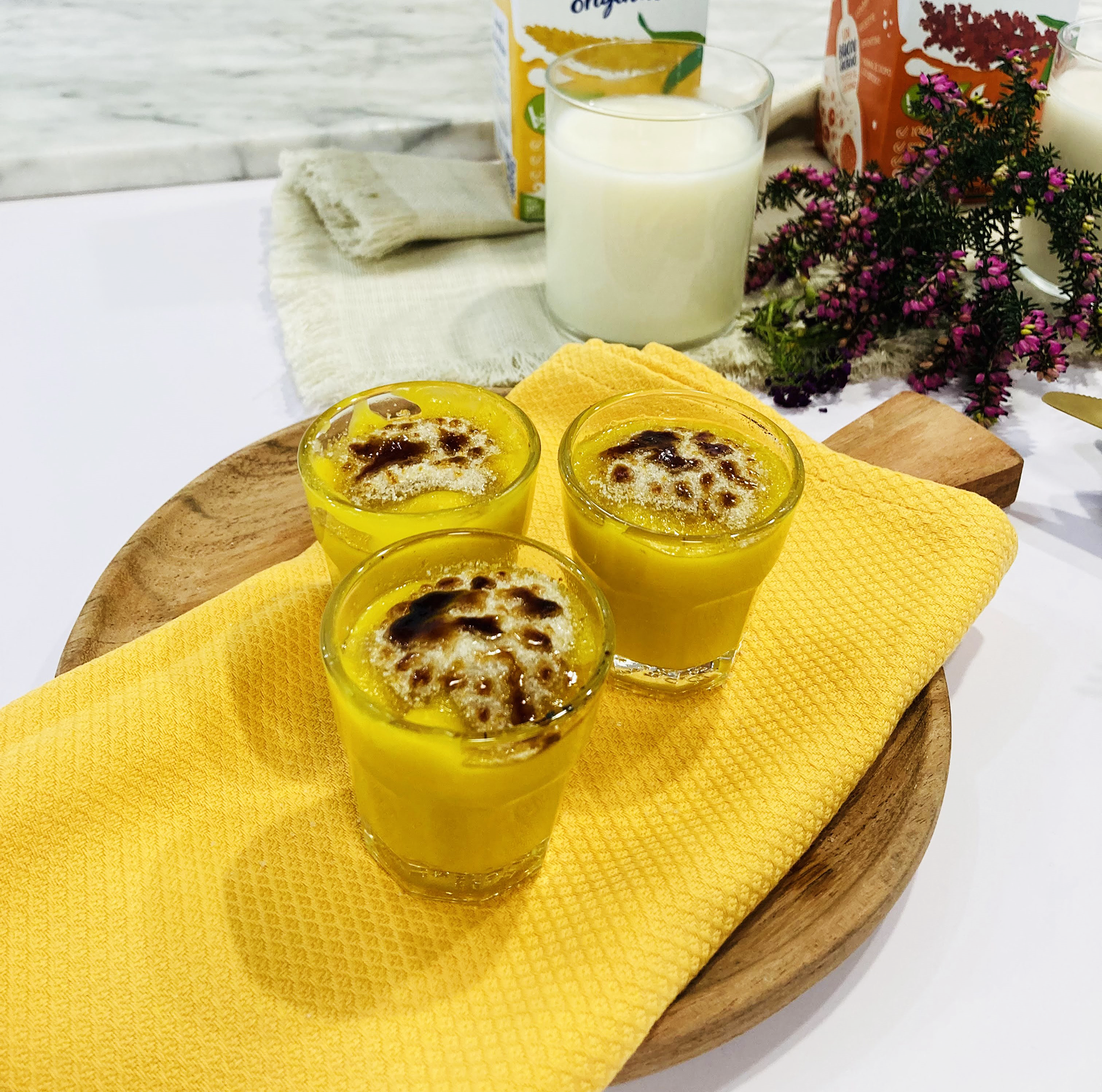 Crème de millet façon catalane Crème de millet façon catalane