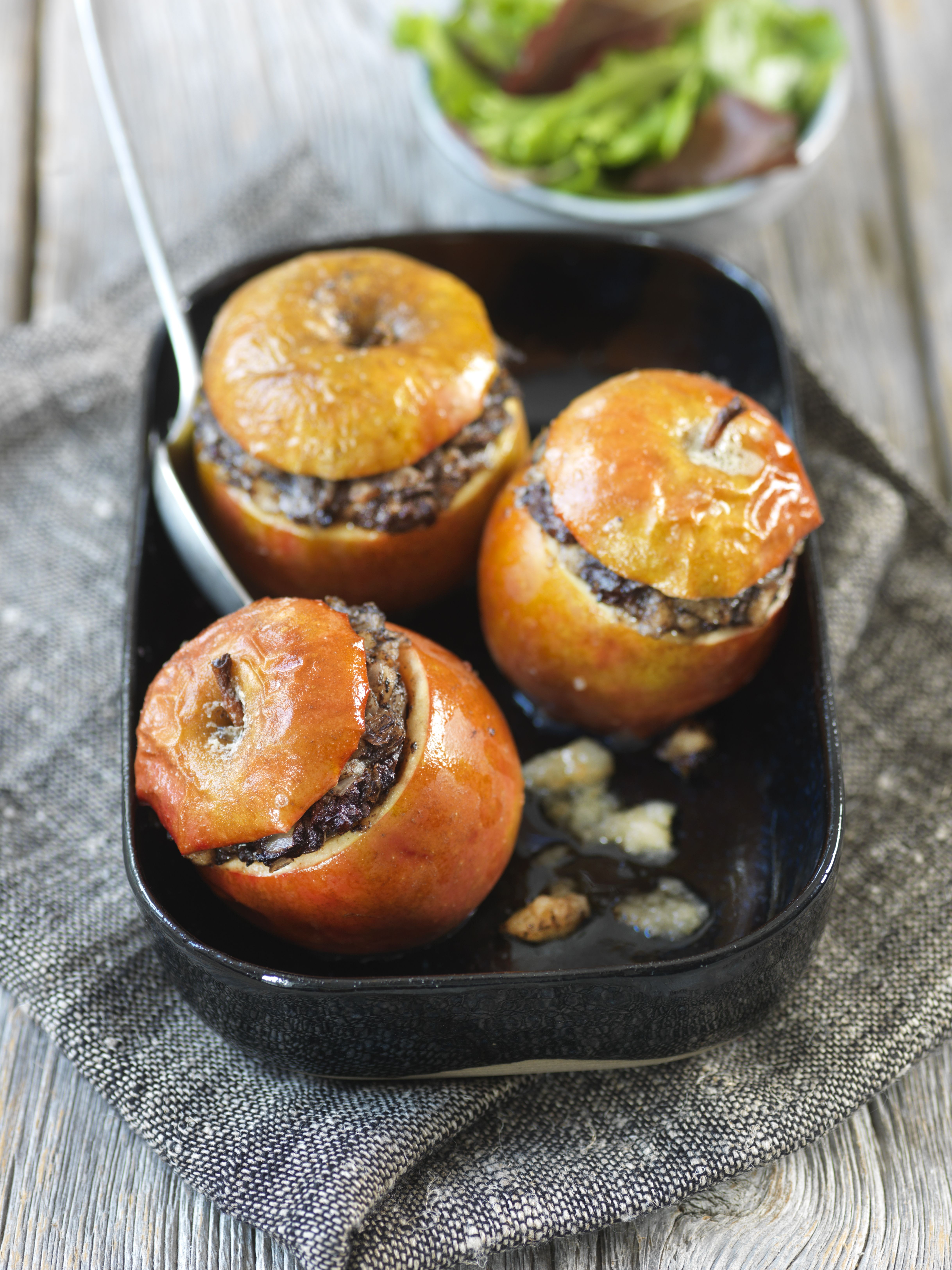 Pommes farcies au boudin noir Pommes farcies au boudin noir