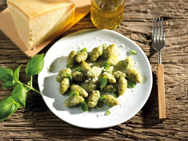 Gnocchis verts au grana padano Gnocchis verts au grana padano